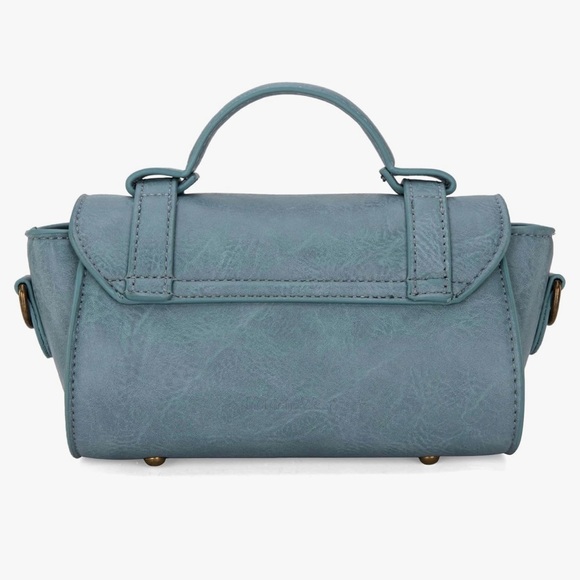 Montana West Blue Crossbody Bag with Gold Accents - Picture 4 of 4